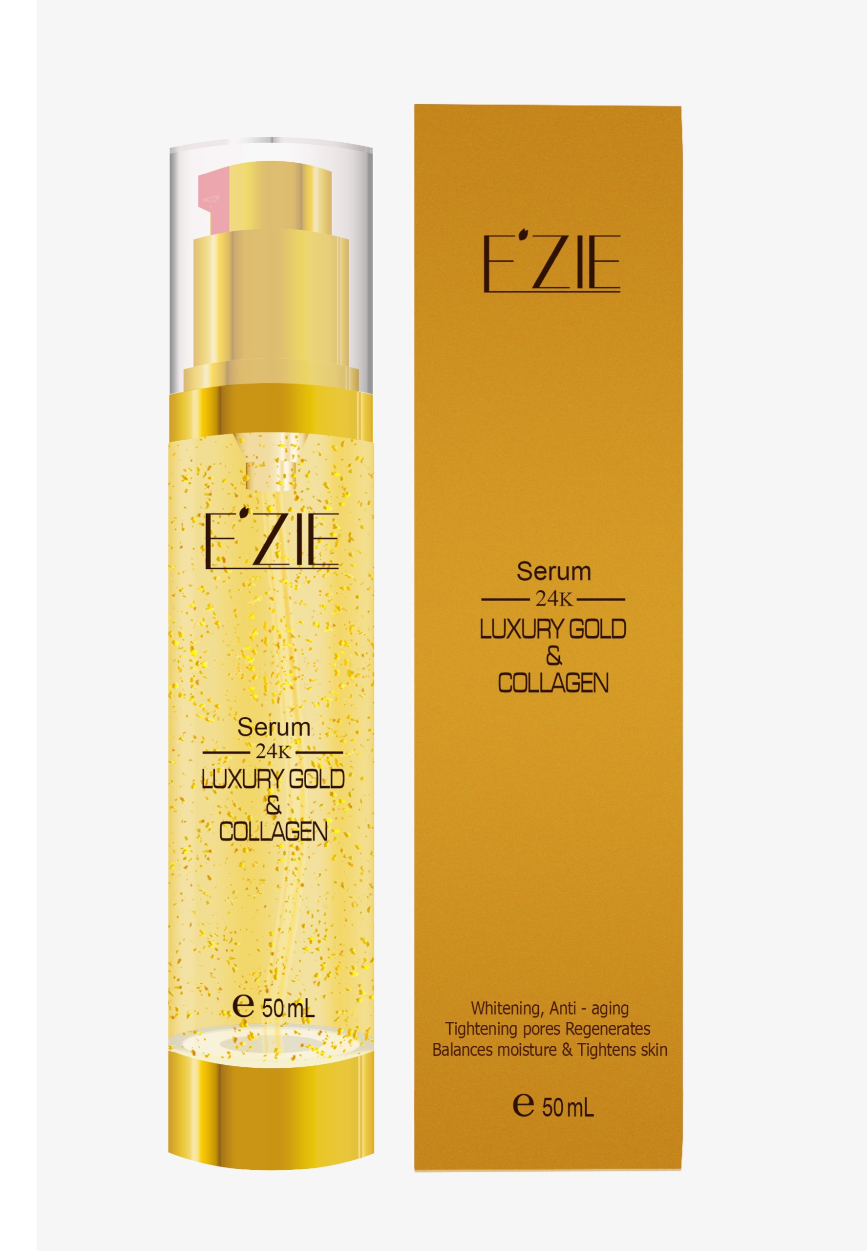 E’ZIE Serum Luxury 24k Gold & Collagen (Serum Dưỡng Cao Cấp Tinh Chất Vàng 24k & Collagen)