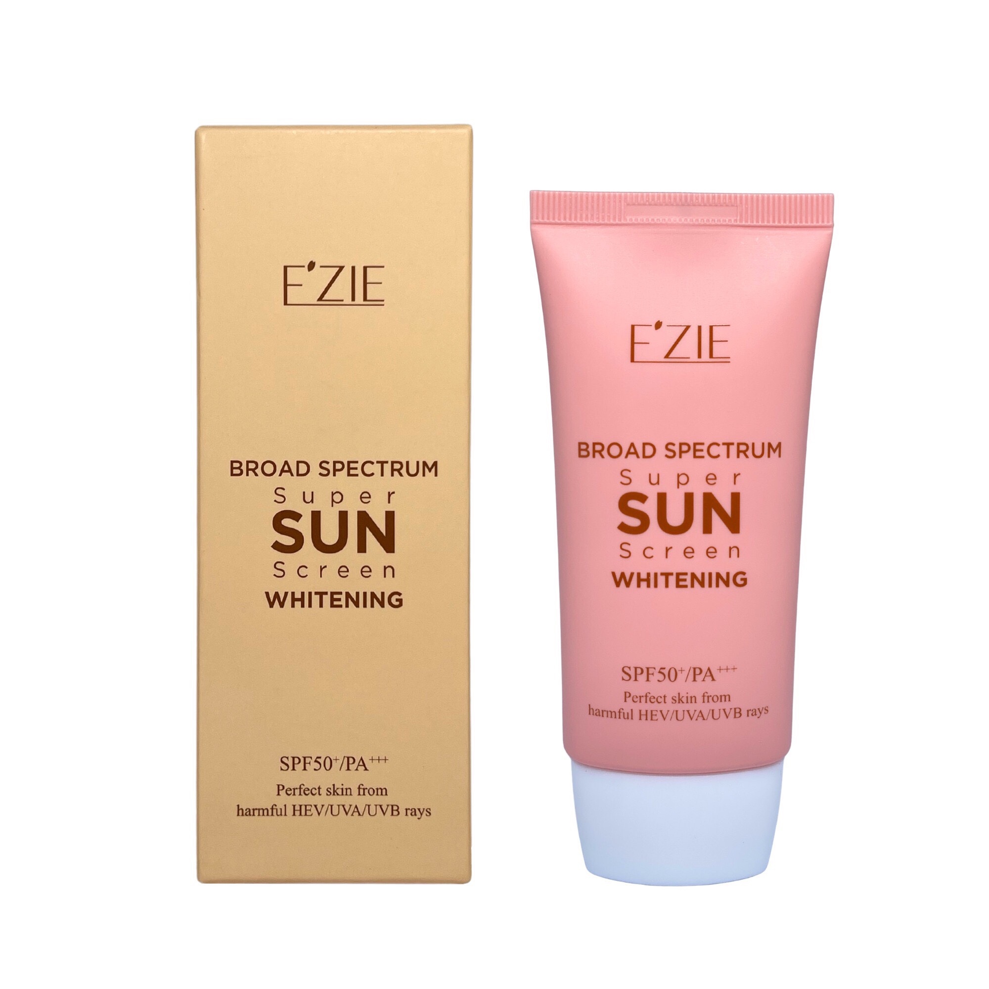 E’ZIE Broad Spectrum Super Sun Whitening screen (Kem trắng da, siêu chống nắng phổ rộng)
